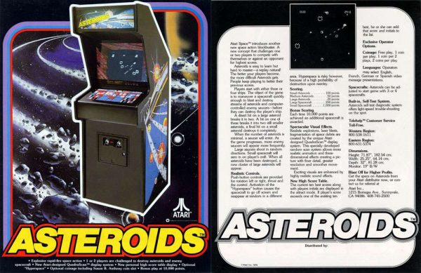Máquina original de Asteroids